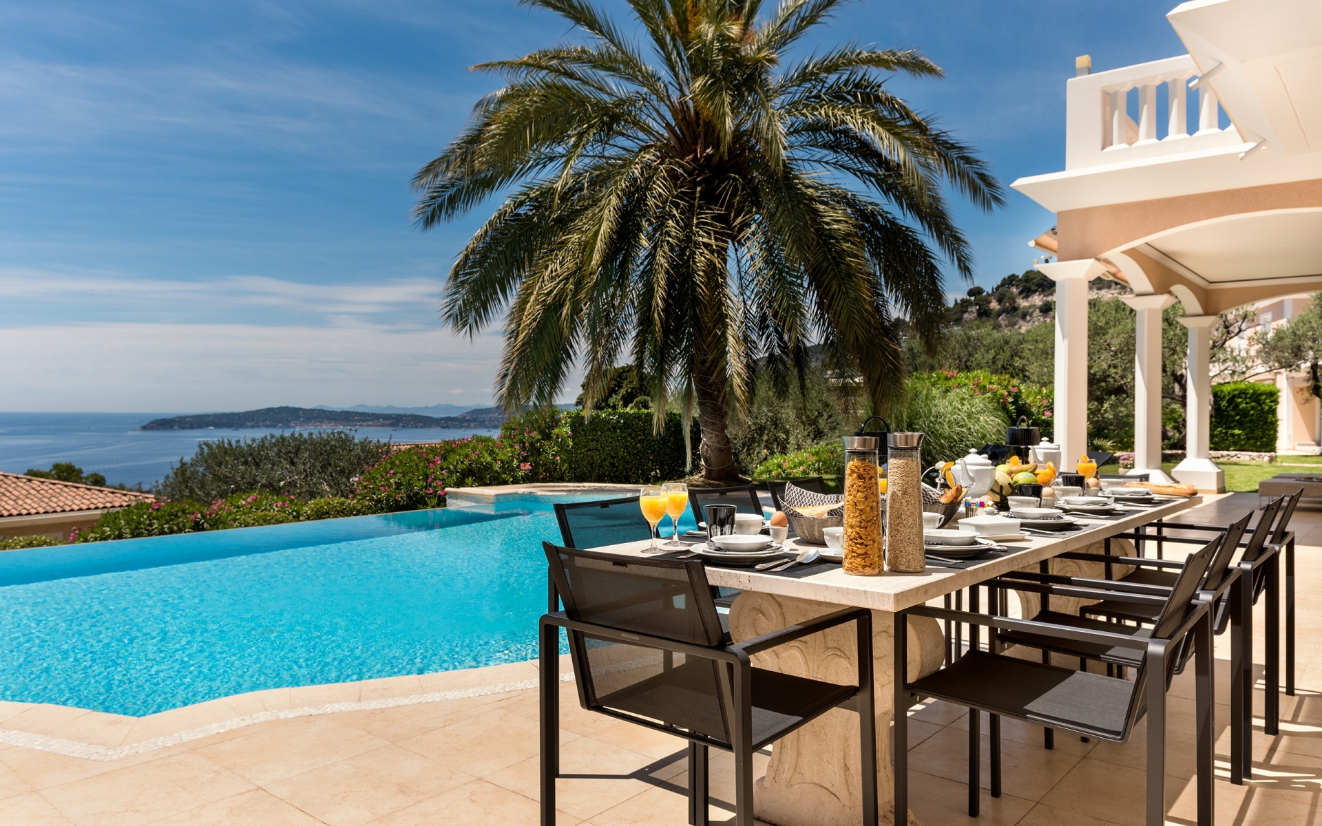 Dotta Villa for rent - VILLA PETIT REVE - Cap d'Ail - Cap-d'Ail - imgpool-breakfast